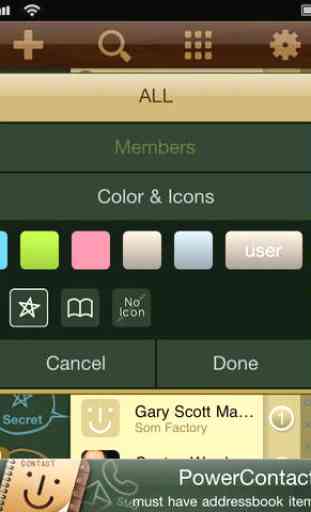 PowerContact LE (Contacts Group Management with Color & Icons) 4