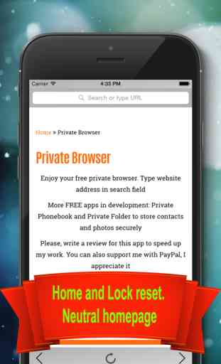 Private Browser - Private & Anonymous web browser 2