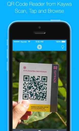 QR Code Reader from Kaywa - SCAN, TAP AND BROWSE 1