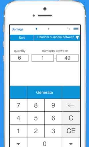 Random Number Generator and Random Numbers Picker for lottery tickets 2
