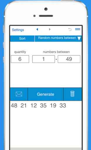 Random Number Generator and Random Numbers Picker for lottery tickets 3