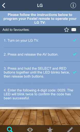 Remote Controller Codes for Foxtel 2
