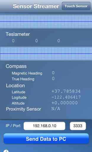Sensor Data Streamer 3