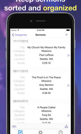 Sermon Notes PRO - Church Lecture, Worship, Audio, and Bible Reference 1