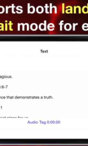 Sermon Notes PRO - Church Lecture, Worship, Audio, and Bible Reference 3