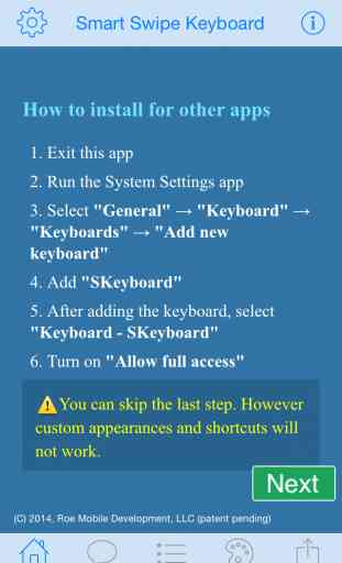 Smart Swipe Keyboard Pro for iOS8 4
