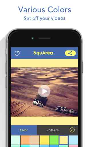 SquArea - Post Entire Videos with Border and Text for Instagram 3