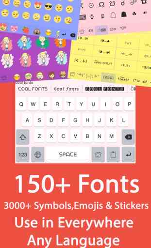 Symbol Infinity Pro ∞ Cute Kaomoji & Emoji Keyboard with fancy theme , font and sticker 2
