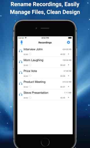 Voice Controlled - Open Mic for Lecture Timer, Smart Meeting Minutes, or College Interview Recording 2