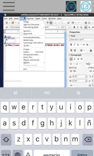 XOfficeHtml - Office HTML editor for web pages - remote edition for Open Office HTML module 2