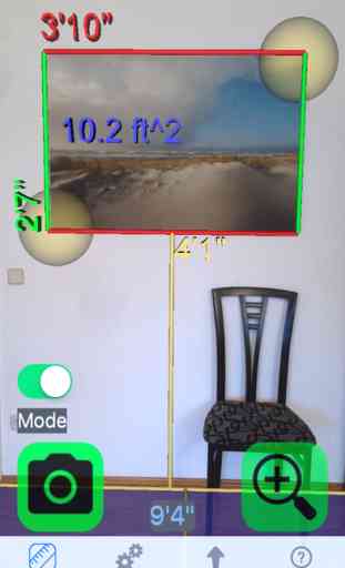 3D Video Ruler - Live tape measure HUD grid camera 3