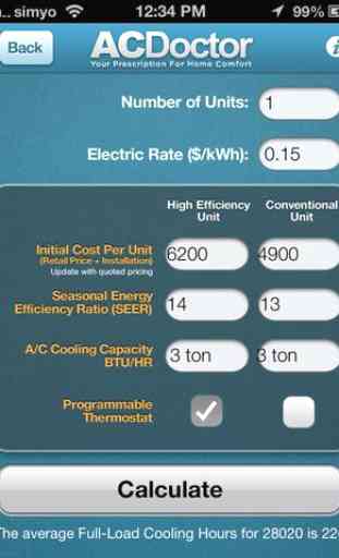 ACDoctor's High Efficiency HVAC Savings Calculator 4