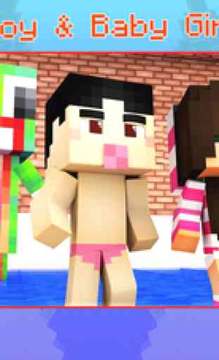 Baby Skins for Minecraft PE - Boy & Girl Skinseed 1