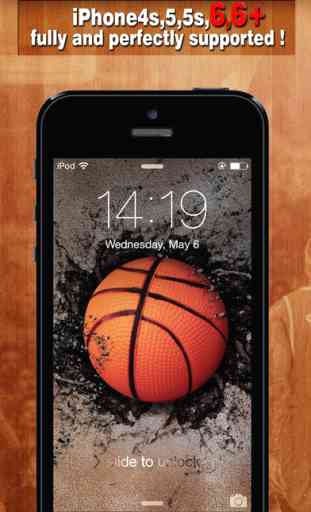 Basketball Backgrounds - Wallpapers & Screen Lock Maker for Balls and Players 1