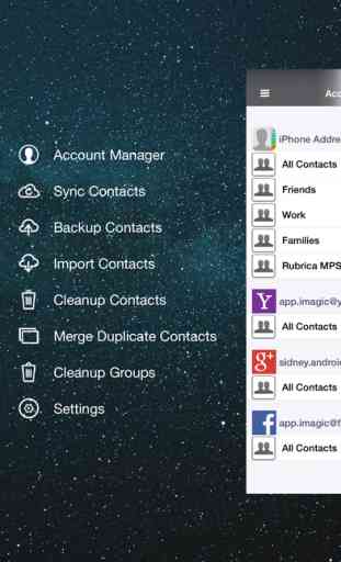 Sync, Backup & Clean Contacts for Google Gmail 1