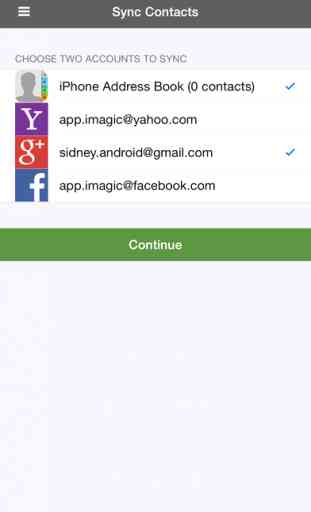 Sync, Backup & Clean Contacts for Google Gmail 2