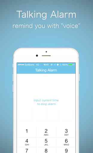 Talking Alarm Clock -free app with speech voice 2