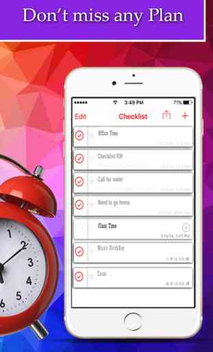 Task Reminder List - ToDo Task Manager Checklist With Alarm 2