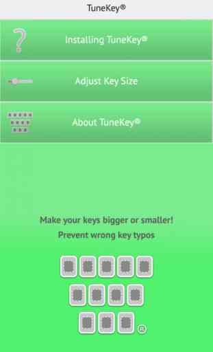 TuneKey® -  Key Size Adjustment Keyboard 1