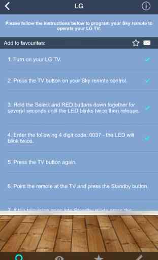 TV Remote Controller Codes 2