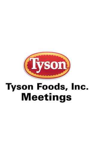 Tyson Foods Meetings App 2
