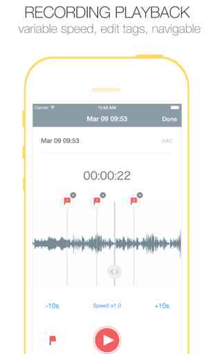 Voice Recorder Free - Recording Audio Memos App 3