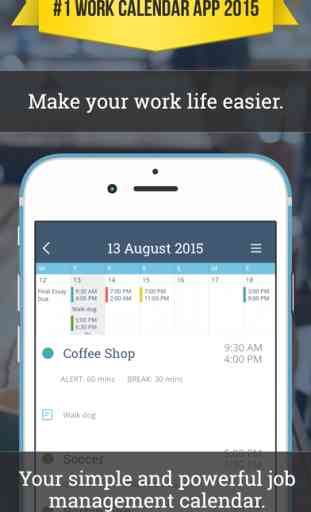 WorkTime + Work Schedule, Shift Calendar & Job Manager 1