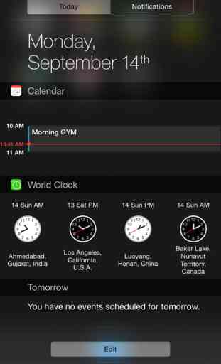 World Clock - Easy Time Zone Converter Widget 1