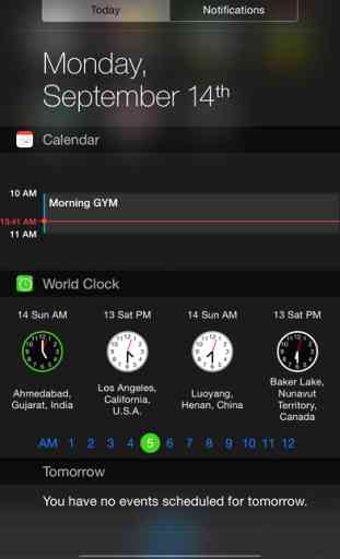 World Clock - Easy Time Zone Converter Widget 2