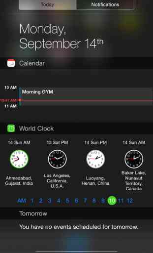 World Clock - Easy Time Zone Converter Widget 3