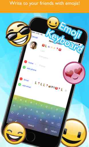 Write with emojis (Emoji keyboard) 3
