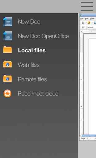 XOfficeWord Office suite - Open Office Word remote 4
