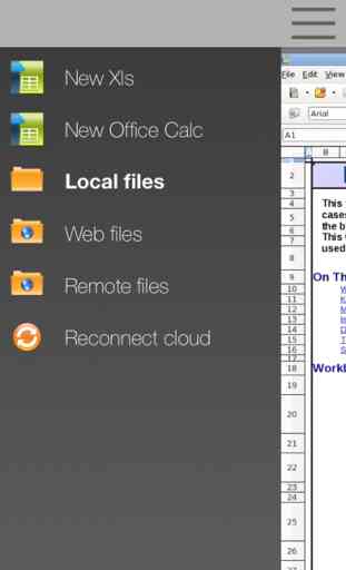 XOfficeXls Office suite Open Office Xls remote 4
