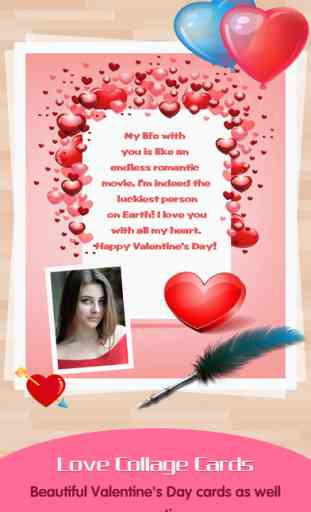 Love Greeting Cards Maker - Picture Frames for Valentine's Day & Kawaii Photo Editor 1