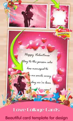Love Greeting Cards Maker - Picture Frames for Valentine's Day & Kawaii Photo Editor 2