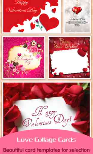 Love Greeting Cards Maker - Picture Frames for Valentine's Day & Kawaii Photo Editor 3