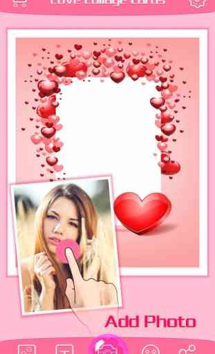 Love Greeting Cards Maker - Picture Frames for Valentine's Day & Kawaii Photo Editor 4