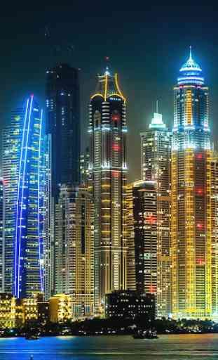 Dubai Night Live Wallpaper 2