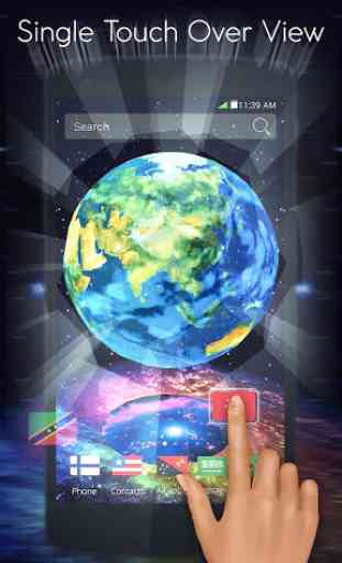 Earth in Space 3D Theme 2