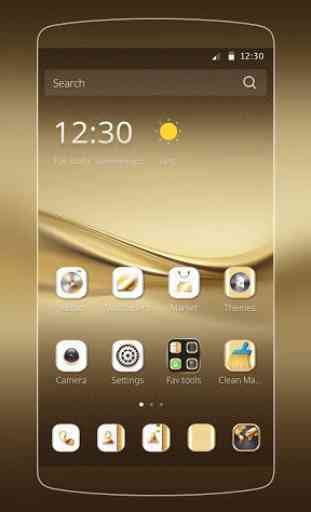 Gold Theme for Huawei Mate 8 1