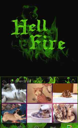 Hell Fire Kika Keyboard Theme 3