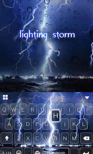 Lighting Storm Kika Keyboard 2