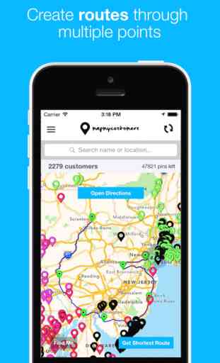 Map My Customers – Sales Mapping & Route Optimizer 2