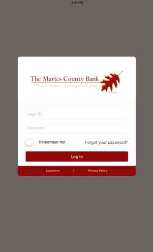 Maries County Bank Mobile App 3