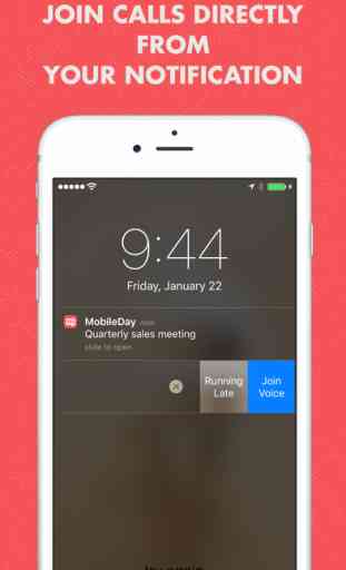 MobileDay One-Touch Dialer for Conference Calls & Online Meetings 3