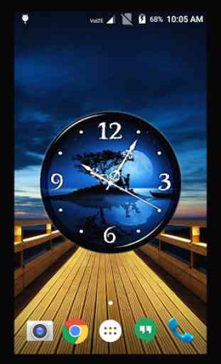 Night Clock Live Wallpaper 1