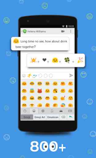 TouchPal Emoji - Color Smiley 3