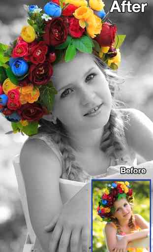 Color Recolor Effects - Photo Splash FX and Paint Highlights into Black & White Pictures 1