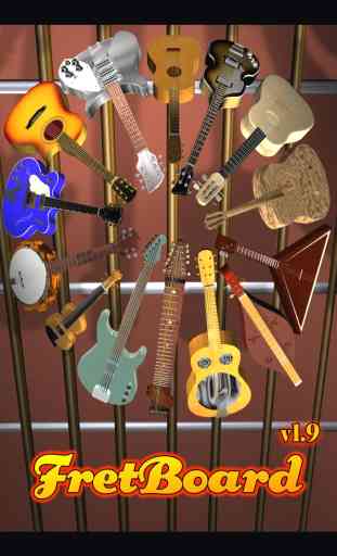 FretBoard: Chord, Scale, Note & Mode on Guitar, Bass, Ukulele, Banjo, Violin & stringed instruments 1