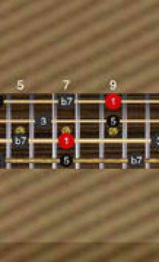 FretBoard: Chord, Scale, Note & Mode on Guitar, Bass, Ukulele, Banjo, Violin & stringed instruments 4